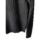 Central Park West  Black Ivory Pink Medium Knit Sweater Women's Size Small NEW Photo 4