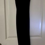 Ann Taylor  Maxi Cross Back Side Slit Sleeveless Dress. Black. Size 8 Photo 3