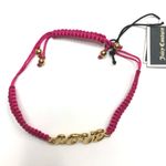 Juicy Couture  | Friendships - Love Pink Gold Woven Bracelet Photo 1