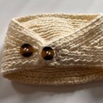 Cc Acrylic Knit Floral Sequence Head Band Ear Warmer White Photo 1