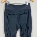 Athleta Sutton Jogger Cargo Pants Womens 2 Black Stretch Drawstring Athleisure Photo 9
