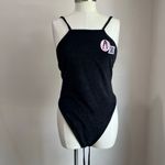 Fenty Savage 70s Terry Strappy Back Teddy In Black With Matching Shorts Size XL Photo 2