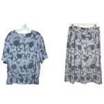 Vintage Voir Skirt Set‎ Blue Size XL Photo 1