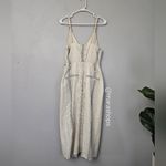 Reiss  Kay Stripe Tie Front Striped Dress in Ivory Photo 6