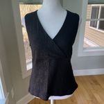 Vintage Y2K Envision Studio Black Lace V Neck Top Size Small Photo 5