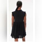 Urban Outfitters UO Gabby Black Ruffle High Neck Flowy Prairie Mini Dress S new Photo 8