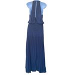 Boohoo CHIFFON PLEATED PLUNGE MAXI BRIDESMAID DRESS Photo 4