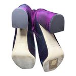 Giuseppe Zanotti  Notturna Iridescent Platform Ankle Booties - 39.5 / 8.5 Photo 8