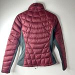 Columbia Omni-Heat Ladies M Down Filled Zip Front Jacket in Maroon Photo 6