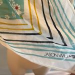 Jason Wu  for Target Blue Floral Print Square Lightweight Scarf Photo 2