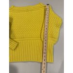 Tanya Taylor Sweater Women Medium Knit Pullover 100% Wool On/Off Shoulder Travel Photo 4
