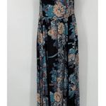 Free People Intimately Through The Vine Maxi Long Dark Floral Smocked Dress XS Photo 5