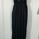 DIARRABLU Women’s Black Sleeveless Halter Top Pantsuit Size Medium EUC Photo 0