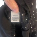 Ann Taylor  Loft Women's Size 8 Black Pleated Polka Dot‎ Shorts Photo 6