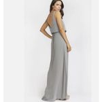Show Me Your Mumu Kendall Sz Large Steel Blue SL24 Bridesmaid Lined Maxi Dress Photo 2