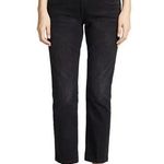 frame denim Frame heritage Le Sylvie Slender Straight Black Wash Jeans Photo 0