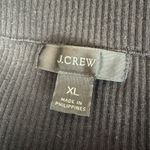 J.Crew Vintage Rib Polo Shirt Womens XL Extra Large Black Top Blouse BH923 Photo 2