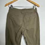 Kate Spade Olive Green Ruffle Pocket Crop Chinos Size 4 Photo 7