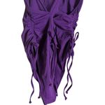 PacSun  Eco Purple Rita Tie Back Ruched One Piece Swimsuit Size Small Photo 4