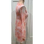 See You Monday Floral Mesh Empire Waist Dress Retro 70's Groovy Photo 3