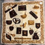 MCM  Scarf/Handkerchief 18” x 18” $225 Retail EUC Photo 2