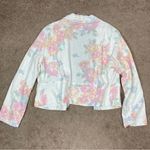 Old Navy 3/$30 | Linen Blend Floral Pastel Open Front Blazer L Photo 5