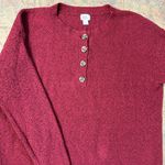 Stars Above maroon  long sleeve women’s sweater Photo 0