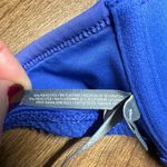 Aerie  Women’s Blue Lace Underwire Push Up Halter Bikini Top Size 36C Tassel Photo 6