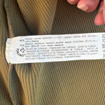 ZARA Women's  Olive Green Asymmetrical Ribbed Knit Midi Skirt S Photo 8