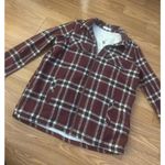 No Comment Sherpa Lined Full Zip Flannel Shirt Size Small Photo 1