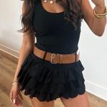 These Three Boutique Black Dress Ruffle Romper Photo 0
