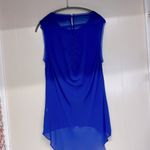 Vera Wang Simply Vera  Semi Sheer High-Low Blouse Photo 3