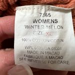 Woolrich John Rich And Bros Cotton 1/4 Zip Sweater Womens XL Melon casual Photo 6