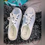 Blue & White Slip On Shoes Size 6 Photo 6