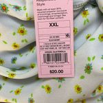 Wild Fable Mini Skirt - Light Blue with Green Floral Photo 5