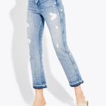 AYR  Denim The STYX High Rise Distressed Cropped Wolfpack Straight Leg‎ Jeans 28 Photo 0