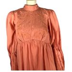 Kate Hudson Happy X Nature star dress in peach Boho style key hole back size XS Orange Photo 2