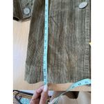 J. Jill Olive Green Ribbed Corduroy Structured button front jacket Size M 2264 Photo 8