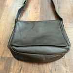 RUGBY NORTH AMERICA brown leather crossbody messenger bag Photo 5