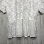 Anthropologie NEW Maeve Eyelet Balloon Sleeve Kimono Cover Up Cardigan O/S NWT Photo 6