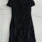 Allyson Whitmore Black Vintage 80s Beaded/Sequins Dress 100% Silk Size M… Size M Photo 6
