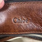 Chloé Vintage Chloe Paddington Leather & Tweed Satchel Bag Large Authentic Photo 3