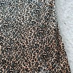 Vintage By Design Mock Neck Velour Leopard Print Short Sleeve Top Multi Photo 2