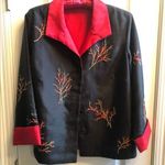 draper's & damon's Reversible Raw Silky Embroidered Jacket from Draper’s & Damon’s Photo 0