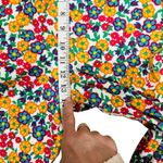 Marni high waisted Multicolour Cropped denim Floral Trousers EUC Orange Size 6 Photo 10