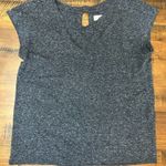 Abercrombie & Fitch Abercrombie Small T-shirt Keyhole In Back, Slit Gray Heathered Fabric Photo 0