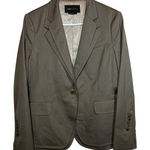 BCBGMAXAZRIA  Women's Taupe Wool Blend Single Button Blazer Jacket‎ Size L Office Photo 0
