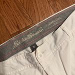 Eddie Bauer  Women’s Slightly Curvy Cream Cargo Crop Pants Photo 1