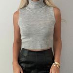 Turtlneck tank Gray Photo 0