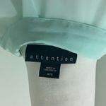 Attention Light green two piece pleated Top. Size M Photo 4